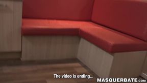 Handsome Kenzo Alvarezs first cock jacking off audition