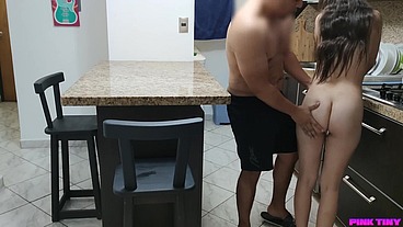 I Found My Innocent Step Niece Naked in the Kitchen - My Step Uncle Won't Let Me Go When He Saw Me Naked