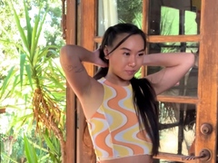 Kinky Asian teen and her sex toys