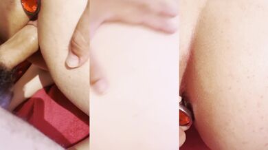 Amateur gets plugged and ruined raw in HD anal