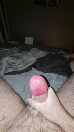 Slo-mo of my biggest cumshot to date