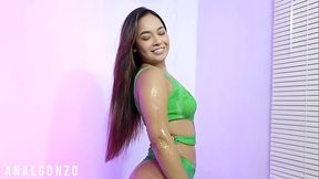 new model Veronica Fet Casting big ass