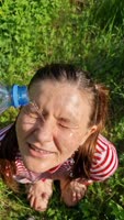 GrustinaNectaria's Russian Summer Sensation: Big Dick Blowjob in Nature