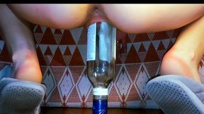 Hot 18-Year-Old Banging Her Man's Big Dildo