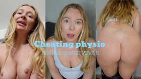 Cheating physio rides your cock