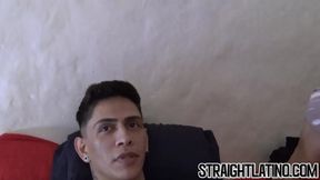 Inked Latino jock turns gay after sucking friends big cock