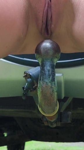 Must-see moment from &quot;Again car fucking, also anal&quot;