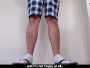 STEP GAY DAD - DAGGY FOOTWARE - OMG YOU'RE SO EMBARRASSING! WEARING SOCKS AND FLIP FLOPS TOGETHER 🧦🩴
