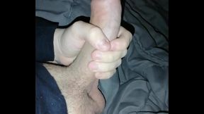 stroking my cock