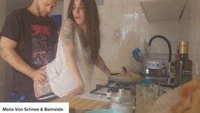 I'm Fucking Her While She Is Cooking