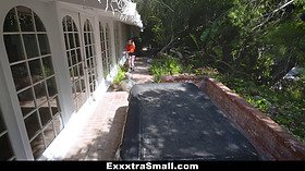 Exxxtrasmall - small emo woman gets pussy and ass screwed