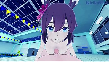 Sakura Chiyono O plays hard with my penis. - Uma Musume Pretty Derby POV Hentai