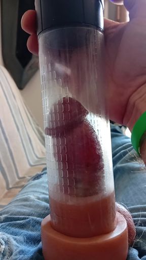 Pumping my cock