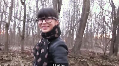 Public Agent Ejaculating in a Russian Babes Pussy