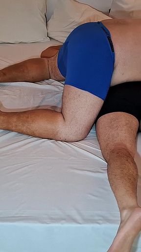 Bear Wrestler Vs Jobber in Hotel Room