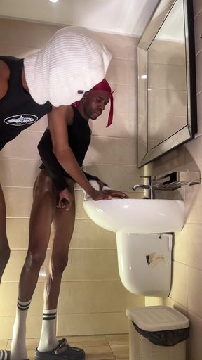 Bathroom Sex with Play Boy