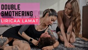 Vedma and Liricaa do double smothering to Speakuss