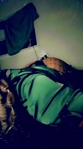 Ebony Goth BBW Newbie Rue the Waning seductive striptease.