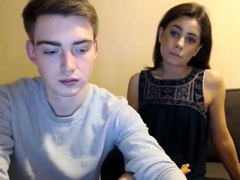 Cute Couple Having Fun on Webcam Show