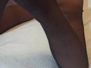 Black pantyhose, onlyfans nylonkissa