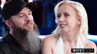 WIFEY Tight Blonde Hotwife Norah Nova Gets Filled Up By Massive BBC In Front Of Hubby