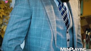 Burly men Dato Foland and Enzo Rimenez savagely raw breed mutually