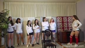 Gym Class Spanking A