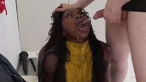 Dominated and humiliated piss fetish anal ebony gets ravaged up her tight butt