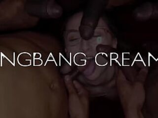 Sofie Marie Drenched in Thick Loads During Eager Team fuck