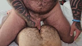 Two Daddies in Bareback Action!