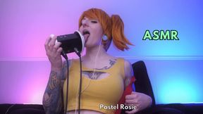 SFW ASMR - Pastel Rosie Horny Misty Ear Licking - Alt Girl Cosplay Dirty Talk - Horny Egirl with Big Tits Fetish