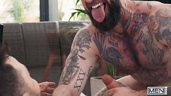 BROMO - Hot Dudes Troy Daniels And John Brachalli Play With Each Other&#039_s Junks Until They Cum All Over Each Other