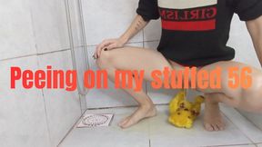 Peeing on my stuffed 56