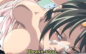 Chained and bondage hentai gangbang