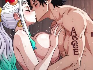 Ace x Yamato (One Piece) AI