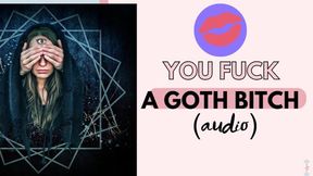 Goth skank grabs her ass fucked while whining hotly