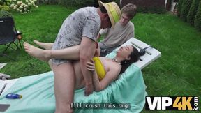 The father conquers the pussy of the son's girlfriend Remido