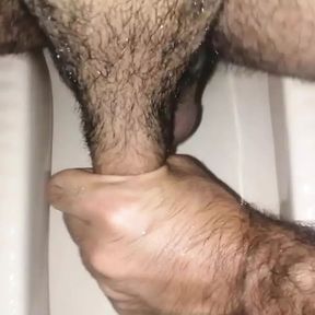 My big cock handjob squirt