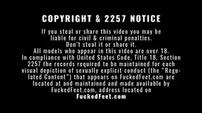 Mega cumshot compilation on sweet feet - 40 cumshots