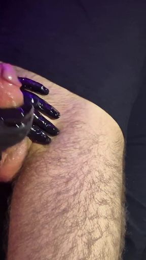 Iconic moment from &quot;intimate massage with latex gloves! [ASMR]&quot;
