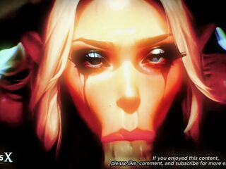 Orc Elf Alien Dream Fellatio & Titfuck Compilation - Animated Porn (AI Generated)