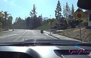 Bowling fun and date then some naughty play with Fiona Peaches, pussy play POV