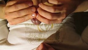 Swallowing Thick Cum Load - Amateur Twink Loves It Creamy