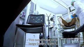 sexo muy caliente en el ginecologo con latina de pechos y culo gigantes