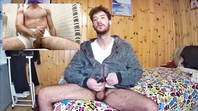 LIVE WEBCAM JERKING OFF TOGETHER WITH MY ITALIAN BEST-FRIEND BIG DICK LOUD MOANING