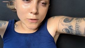Sweaty Weightlifting Girl