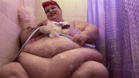 Gaining Goddess POV Bathing & Belly Worship HD