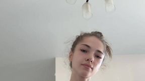 Sex Movie @Teasing and #18+ Teen #Shaved Pussy #Solo #Amateur #Naked #Small Tits Like & Share!