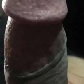 Big Black Cock Handjob And Discharge Cum