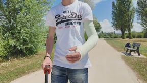 Long arm cast - Close-up - Walk - Sling - LAC